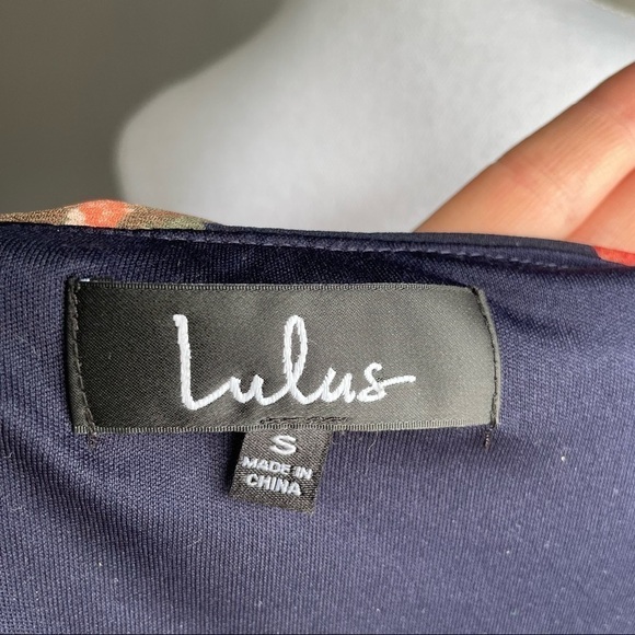 Lulu’s Dress Womens Small Shifting Dears Floral Cut Out Lightweight Shift Mini - Picture 15 of 15